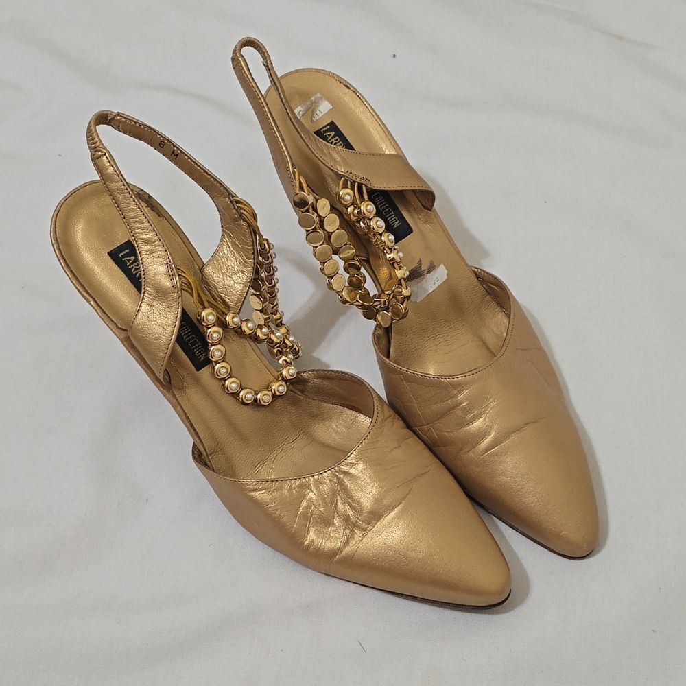 Larry‎ Stuart bejeweled shoes Size 8